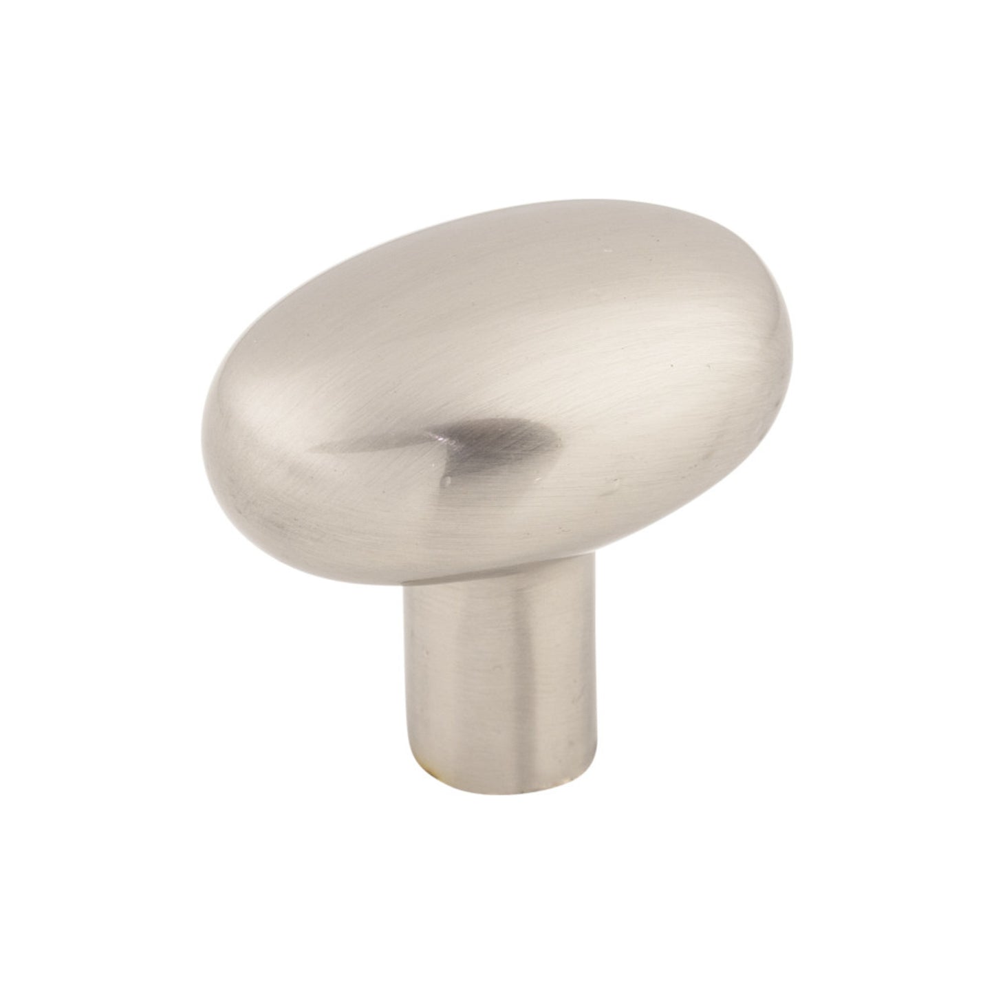 TOP KNOBS M2071 Aspen II Small Potato 1 9/16" Length Oval Knob - Brushed Satin Nickel