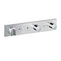 AXOR 18355001 ShowerSolutions Thermostatic Module Trim Select for 2 Functions - Chrome