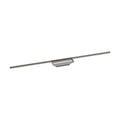 HANSGROHE 56223001 RainDrain Minimalistic Complete Set 2", 47 1/4" Trim and Installation Set - Brushed Stainless Steel