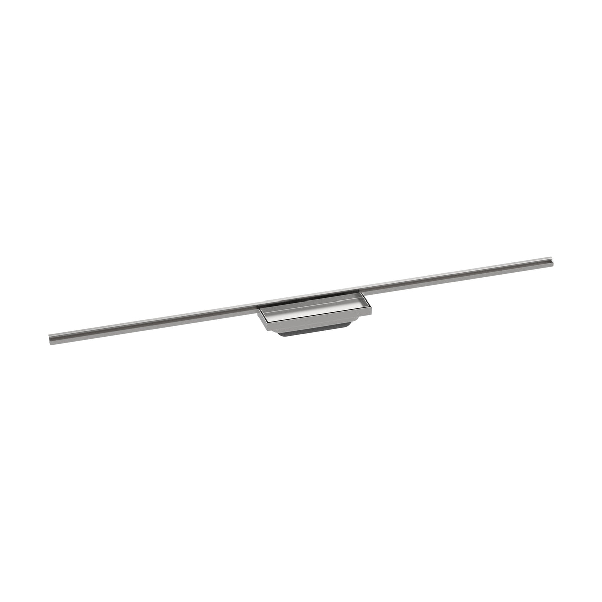 HANSGROHE 56223001 RainDrain Minimalistic Complete Set 2", 47 1/4" Trim and Installation Set - Brushed Stainless Steel