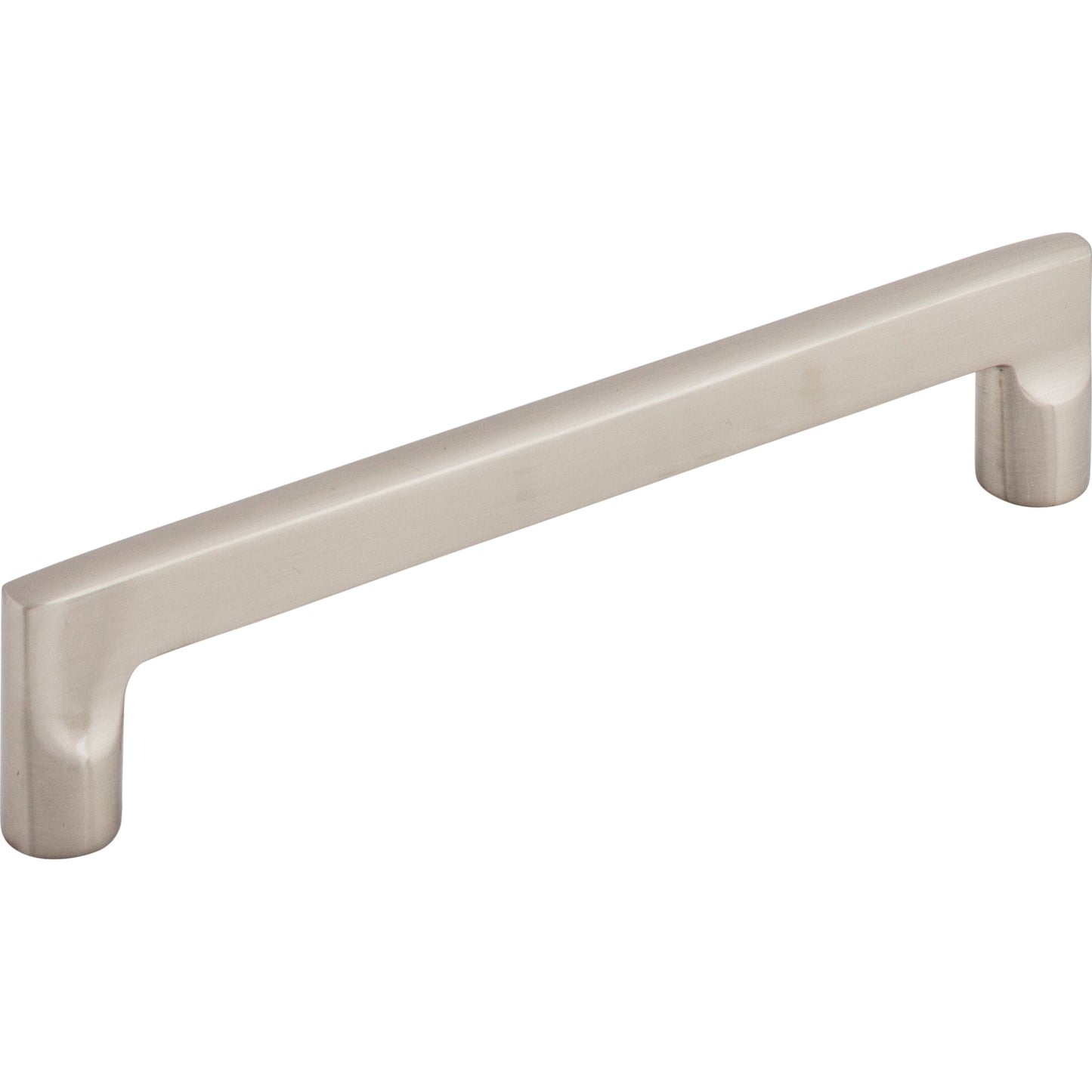 TOP KNOBS M1975 Aspen II Flat Sided 6" Center to Center Bar Pull - Brushed Satin Nickel