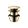 HANSGROHE 50100991  Push-Open Sink Drain - Polished Gold Optic