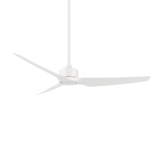 WAC Lighting Stella F-056-MW Matte White 60" 3-Blade Indoor / Outdoor Smart Ceiling Fan with Remote Control