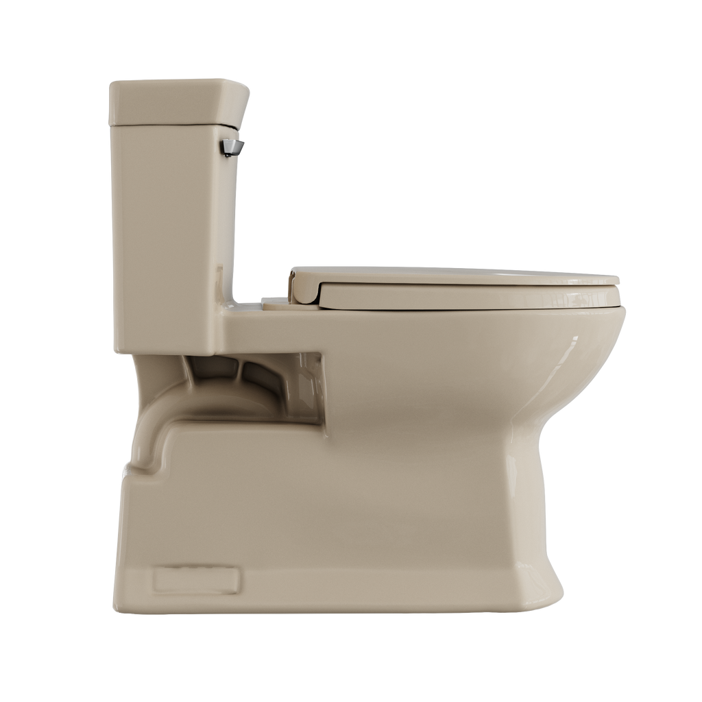TOTO MS964124CEFG#03 Soiree One Piece Elongated 1.28 Gpf Universal Height Skirted Toilet With Cefiontect - Bone