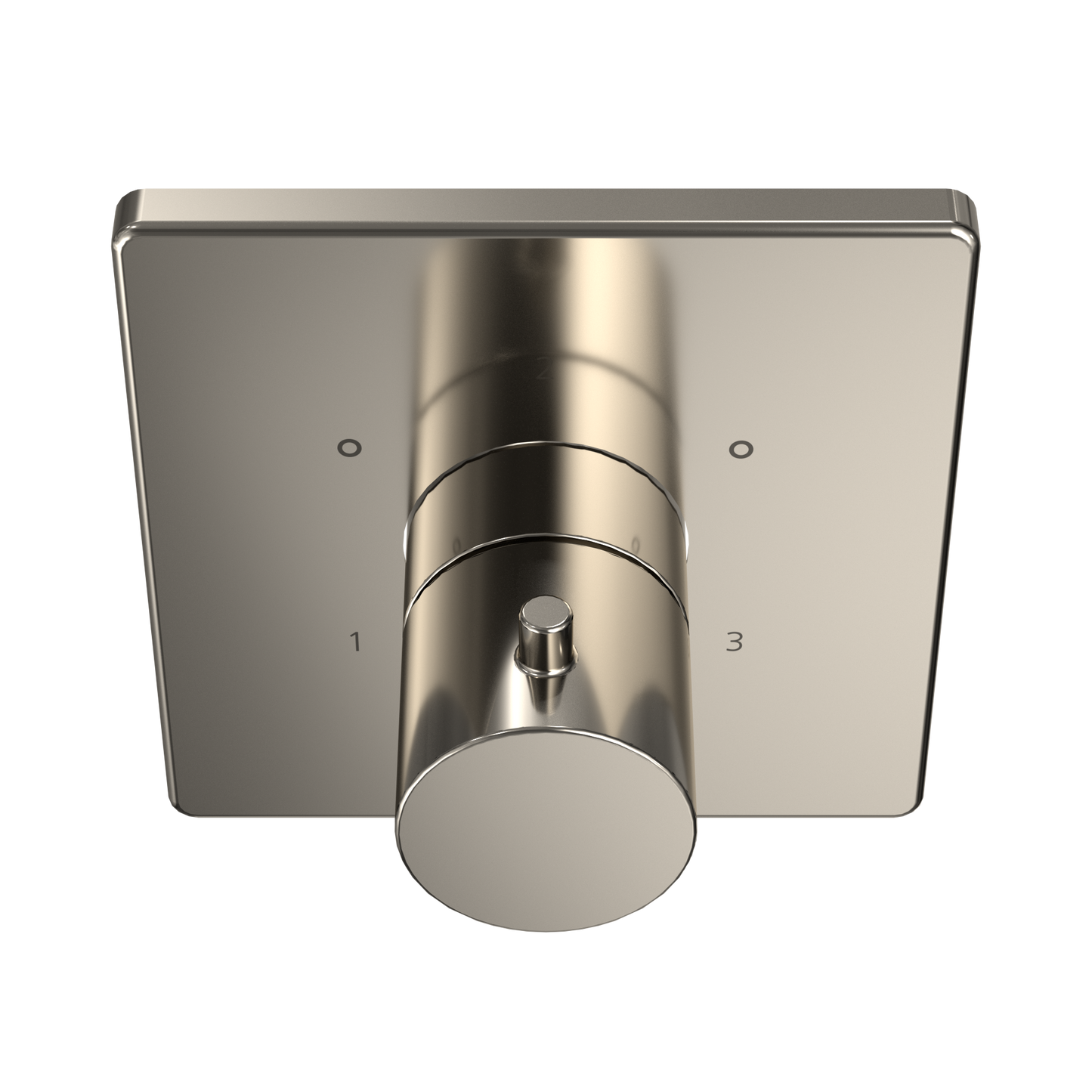 TOTO TBV02102U#PN Square Three-Way Diverter Shower Trim with Off , Polished Nickel