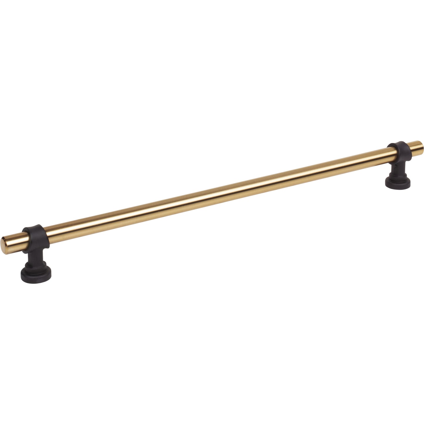 TOP KNOBS M2765 Bit 12" Center to Center Bar Pull - Honey Bronze and Flat Black