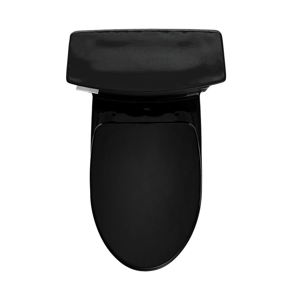 TOTO MS964124CEF#51 Soiree One Piece Elongated 1.28 Gpf Universal Height Skirted Toilet - Ebony