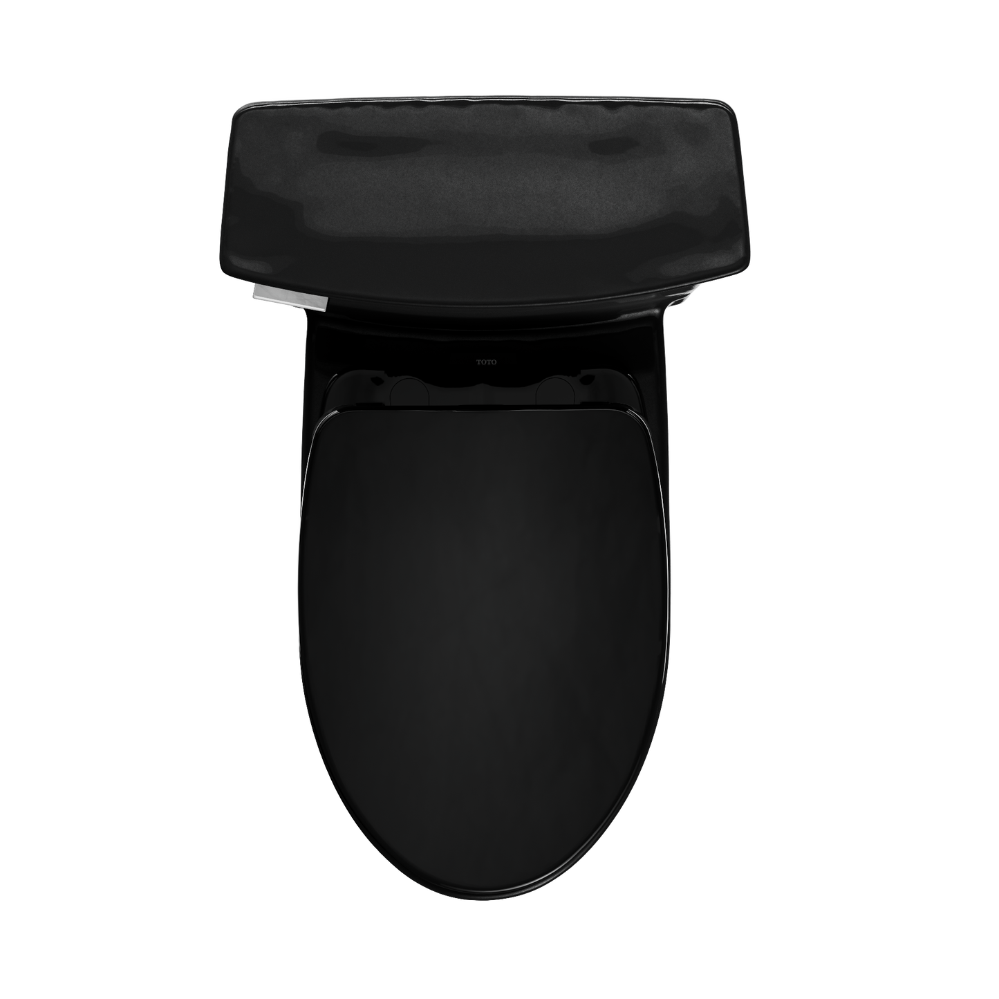 TOTO MS964124CEF#51 Soiree One Piece Elongated 1.28 Gpf Universal Height Skirted Toilet - Ebony