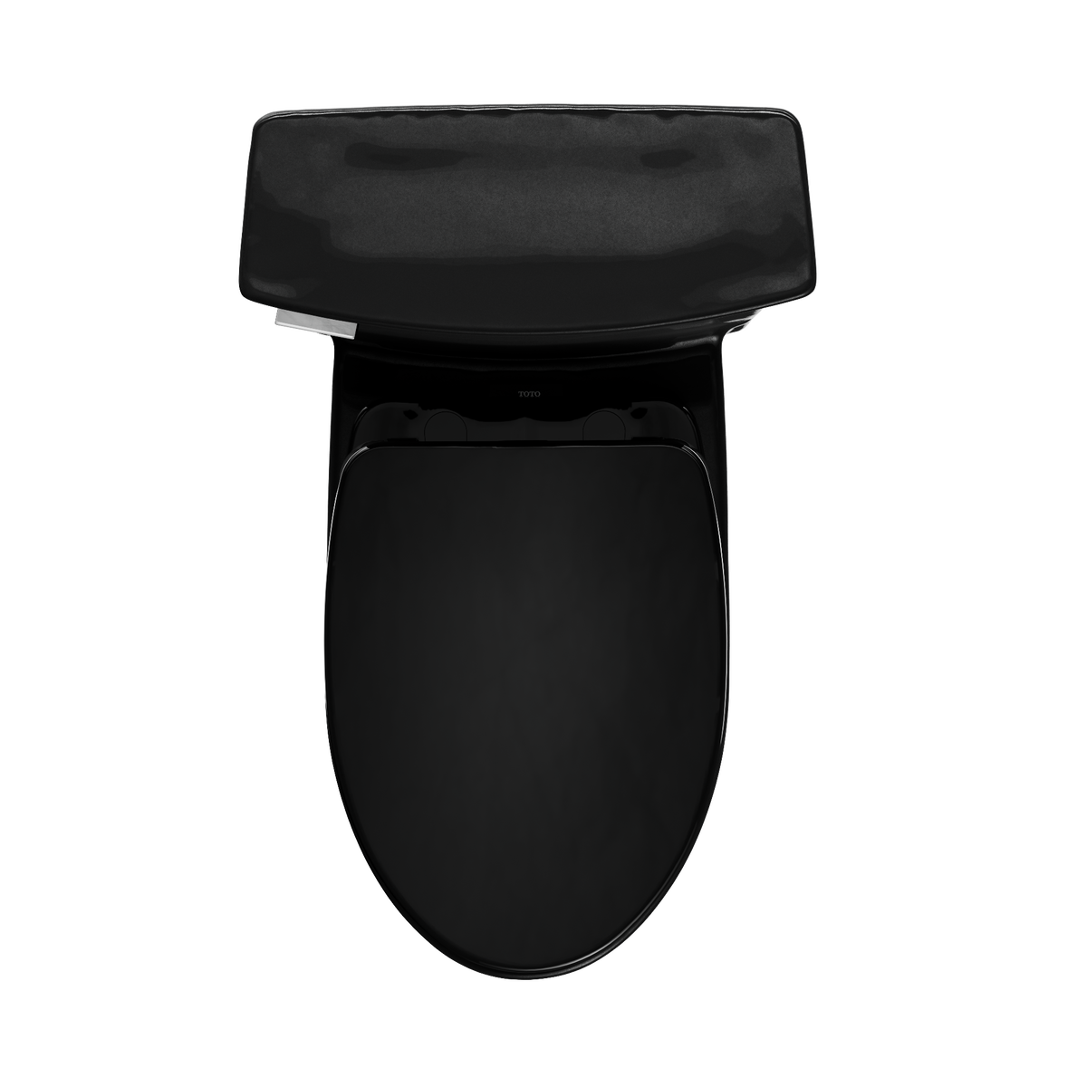 TOTO MS964124CEF#51 Soiree One Piece Elongated 1.28 Gpf Universal Height Skirted Toilet - Ebony