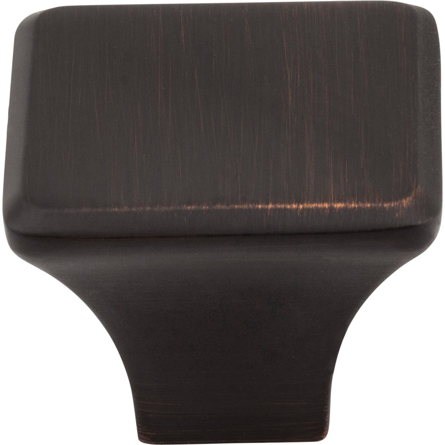JEFFREY ALEXANDER 972L-DBAC Marlo 1-1/4" Length Square Knob - Brushed Oil Rubbed Bronze