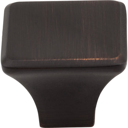 JEFFREY ALEXANDER 972L-DBAC Marlo 1-1/4" Length Square Knob - Brushed Oil Rubbed Bronze