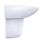 TOTO LHT242.4G#01 Prominence Oval Wall-Mount Bathroom Sink With Cefiontect And Shroud For 4 Inch Center Faucets - Cotton White