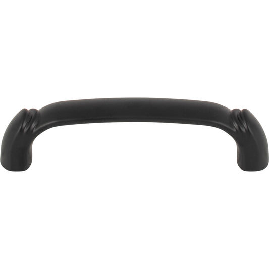 TOP KNOBS TK1031BLK Pomander 3 3/4" Center to Center Bar Pull - Flat Black