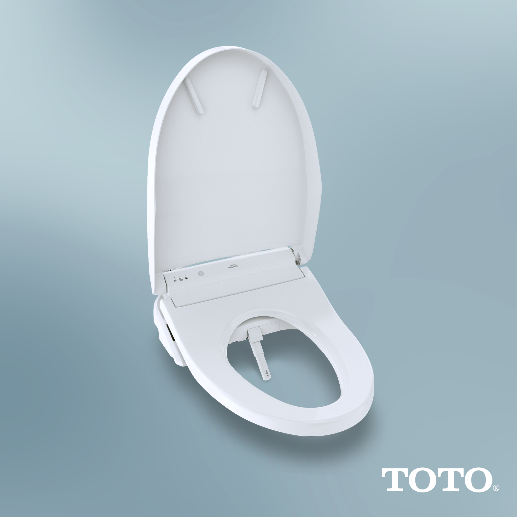 TOTO SW3036R#01 Washlet K300 Electronic Bidet Toilet Seat With Instantaneous Water Heating - Cotton White