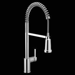 MOEN F5923 Align Chrome one-handle filtering pulldown kitchen faucet, Chrome