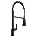 MOEN F5923BL Align Pre-Rinse Spring Kitchen 3 In 1 Water Filtration Faucet - Matte Black