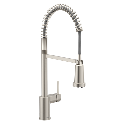 MOEN F5923SRS Align Pre-Rinse Spring Kitchen 3 In 1 Water Filtration Faucet - Spot Resist Stainless