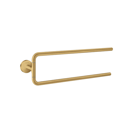 AXOR 42822250 Universal Circular Double Towel Bar, 20" - Brushed Gold Optic