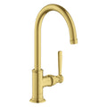 AXOR 16518251 Montreux Single-Hole Faucet 210, 1.2 GPM - Brushed Gold Optic