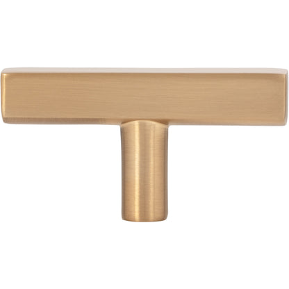 JEFFREY ALEXANDER 845TL-SBZ Dominique 2-1/4" Length Bar Knob - Satin Bronze