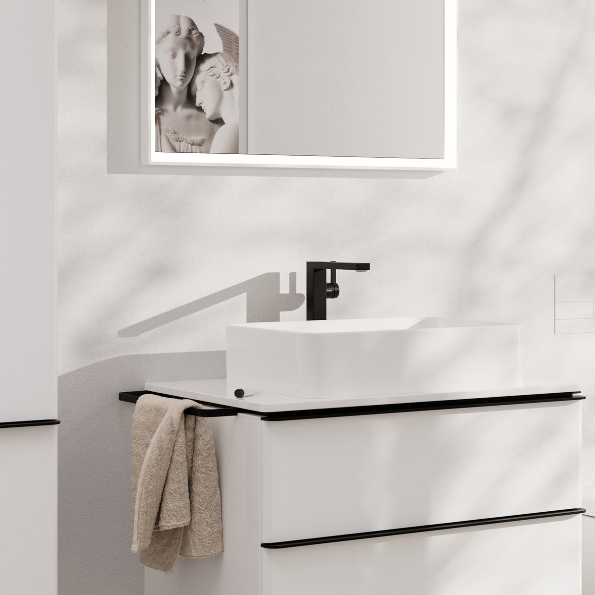 HANSGROHE 73072671 Tecturis E Single-Hole Fine 240, 1.2 GPM - Matte Black