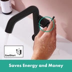 HANSGROHE 73321671 Tecturis S Single-Hole Fine 110, 1.2 GPM - Matte Black