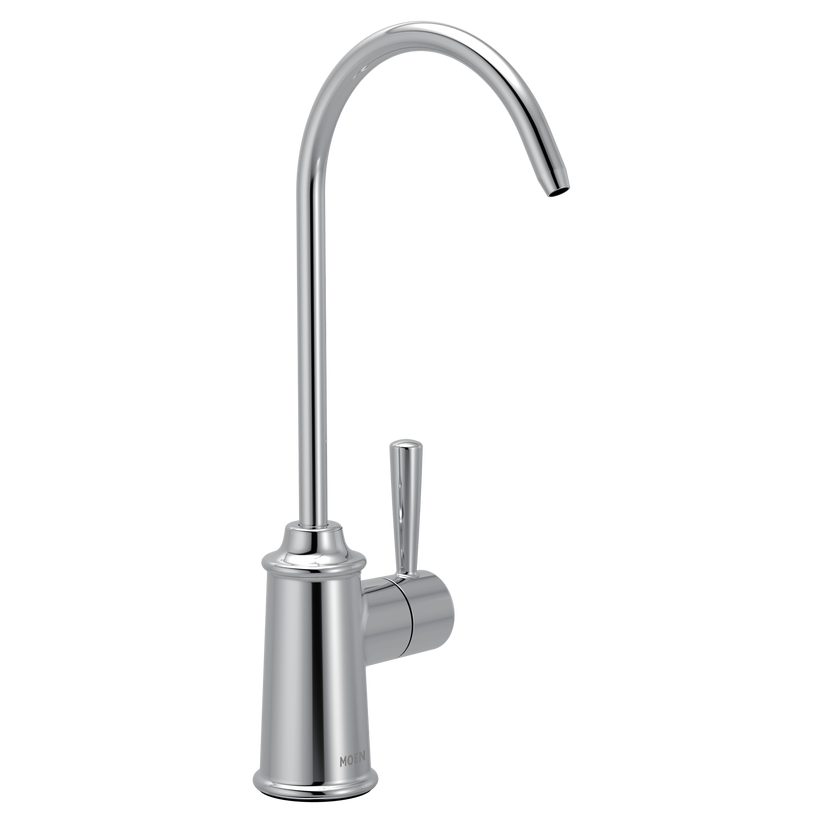MOEN F7600 Sip Traditional One-Handle High Arc Beverage Faucet - Chrome