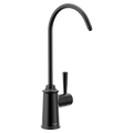 MOEN F7600BL Sip Traditional One-Handle High Arc Beverage Faucet - Matte Black