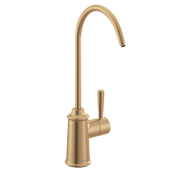 MOEN F7600BZG Sip Traditional One-Handle High Arc Beverage Faucet - Bronzed Gold
