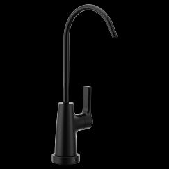 MOEN F7620BL Sip Transitional Matte black one-handle beverage faucet, Matte Black