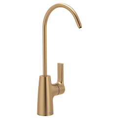 MOEN F7620BZG Sip Traditional Sip Transitional One-Handle High Arc Beverage Faucet - Bronzed Gold