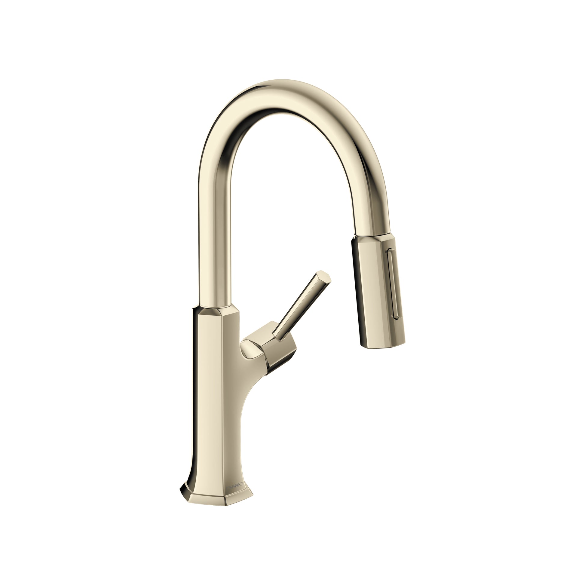 HANSGROHE 04853830 Locarno Prep Kitchen Faucet, 2-Spray Pull-Down, 1.75 GPM - Polished Nickel