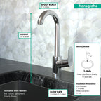 HANSGROHE 04507001 Focus Bar Faucet, 1.5 GPM - Chrome