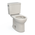 TOTO CST775CSFG#12 Drake Two-Piece Round 1.6 Gpf Universal Height Tornado Flush Toilet With Cefiontect - Sedona Beige