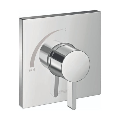 HANSGROHE 15724001 Ecostat Square Pressure Balance Trim - Chrome