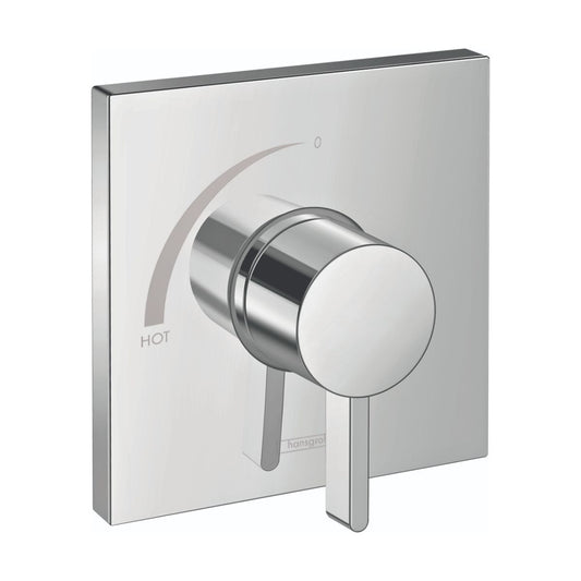 HANSGROHE 15724001 Ecostat Square Pressure Balance Trim - Chrome