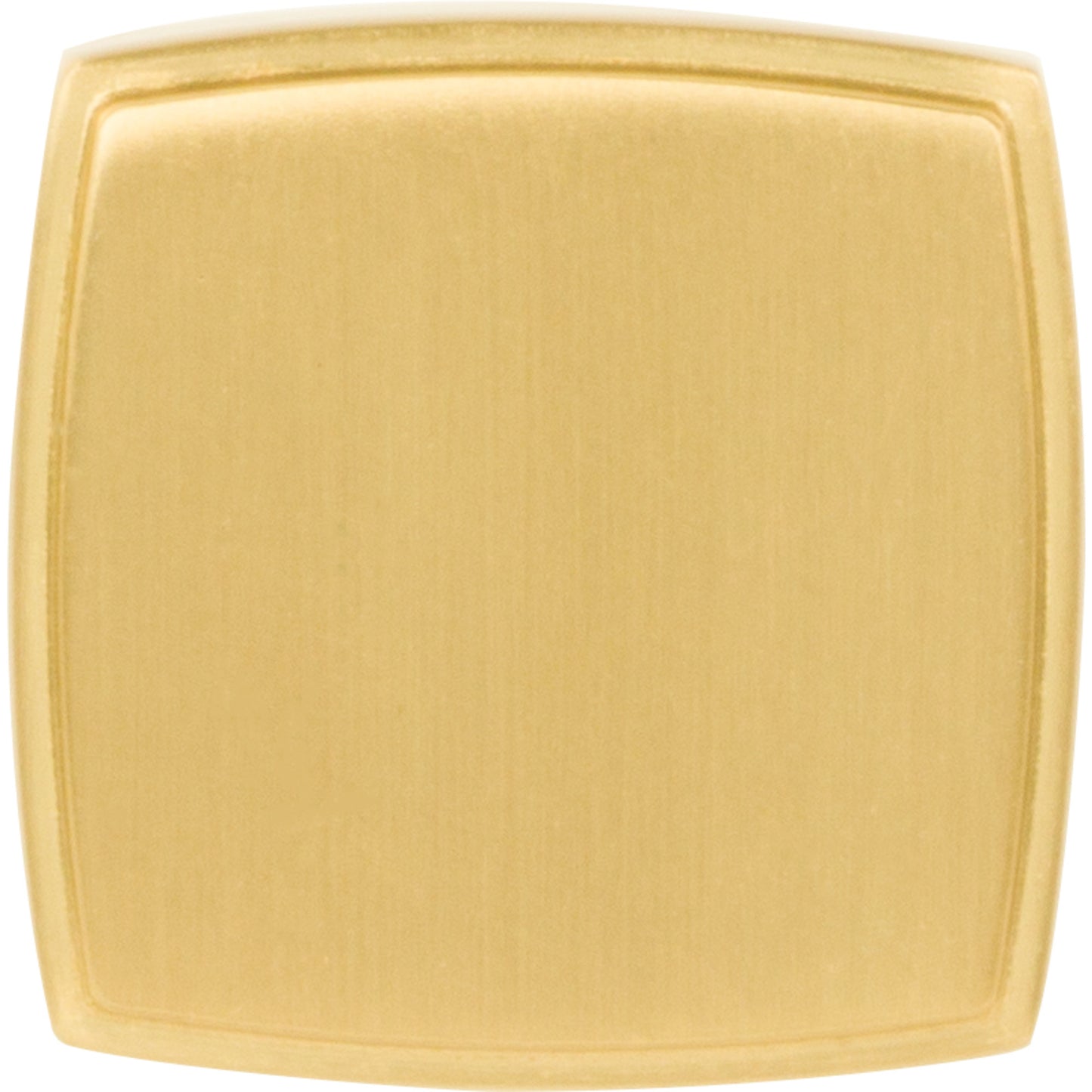 JEFFREY ALEXANDER 141BG Renzo 1-1/4" Diameter Square Knob - Brushed Gold