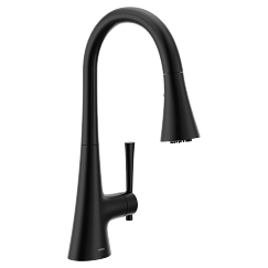 MOEN F9126BL Kurv Pulldown Kitchen 3 In 1 Water Filtration Faucet - Matte Black
