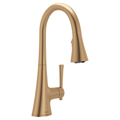 MOEN F9126BZG Kurv Pulldown Kitchen 3 In 1 Water Filtration Faucet - Bronzed Gold