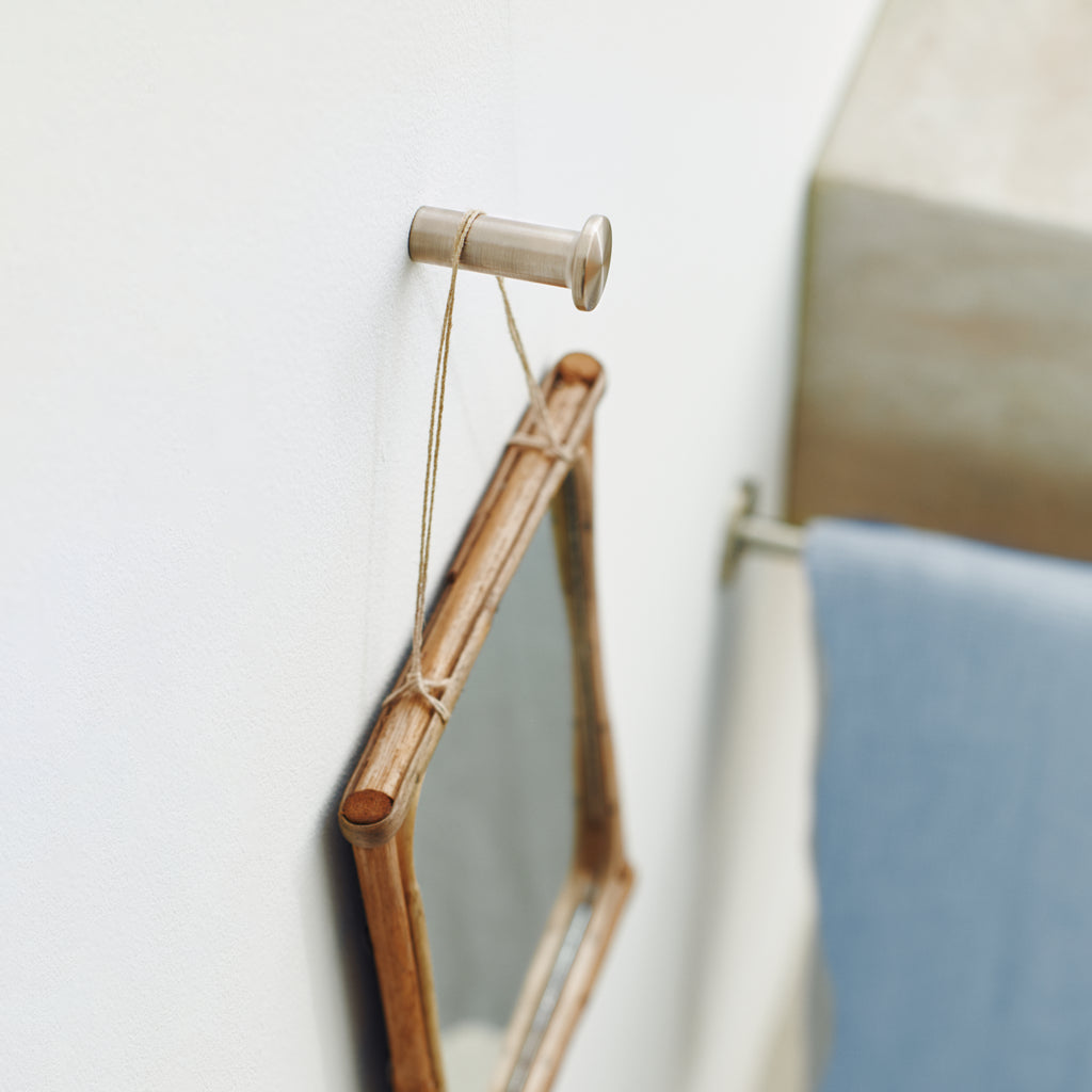 AXOR 42811820 Universal Circular Small Hook - Brushed Nickel
