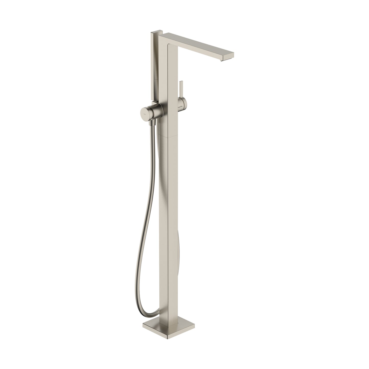HANSGROHE 73445821 Tecturis E Freestanding Tub Filler with 1.75 GPM Handshower in Brushed Nickel