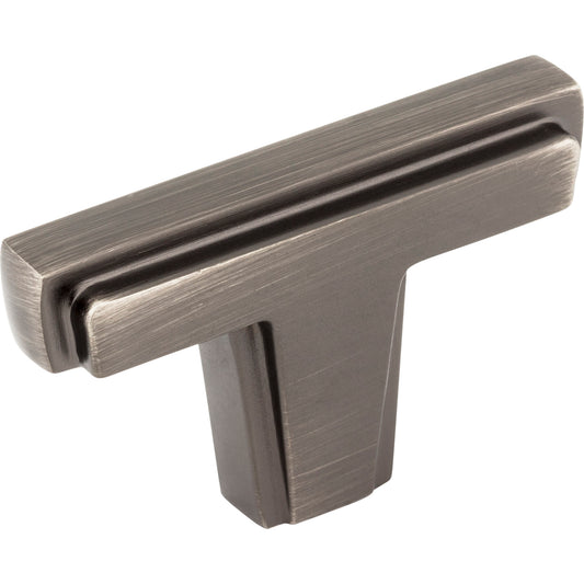 JEFFREY ALEXANDER 259BNBDL Lexa 2" Length Bar Knob , Brushed Pewter