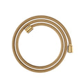 AXOR 28259250 Shower Solutions Textile Hose with Cylindrical and Conical Nut, 63" - Brushed Gold Optic