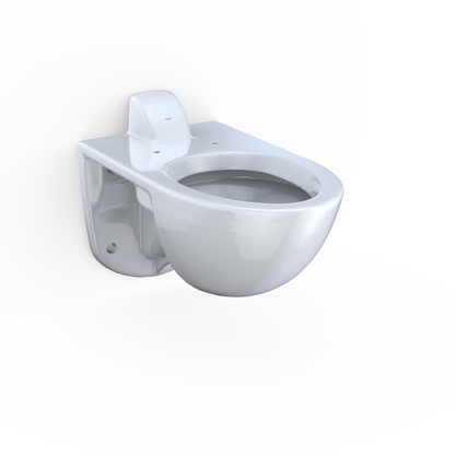 TOTO CT728CUVG#01 Tornado Flush Commercial Flushometer Wall-Mounted Toilet With Cefiontect - Cotton White