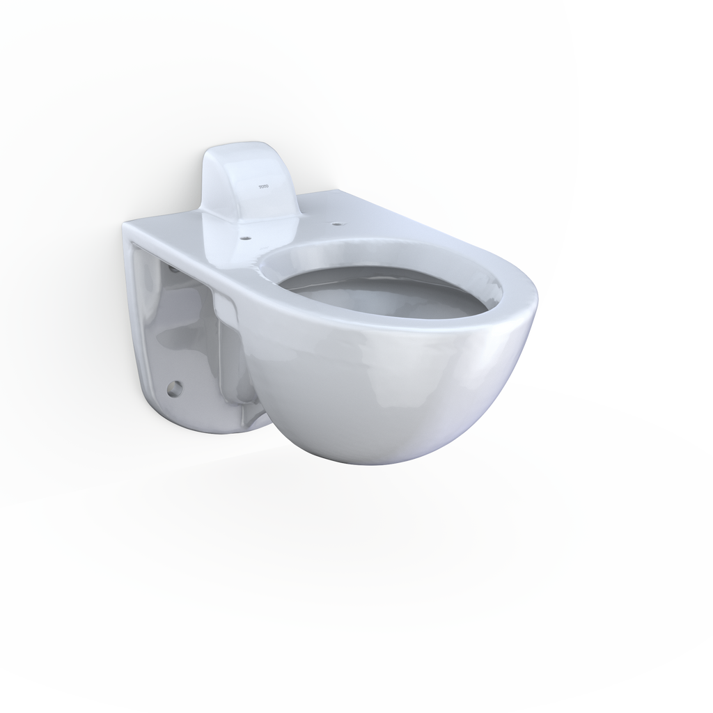 TOTO CT728CUV#01 Tornado Flush Commercial Flushometer Wall-Mounted Toilet - Cotton White