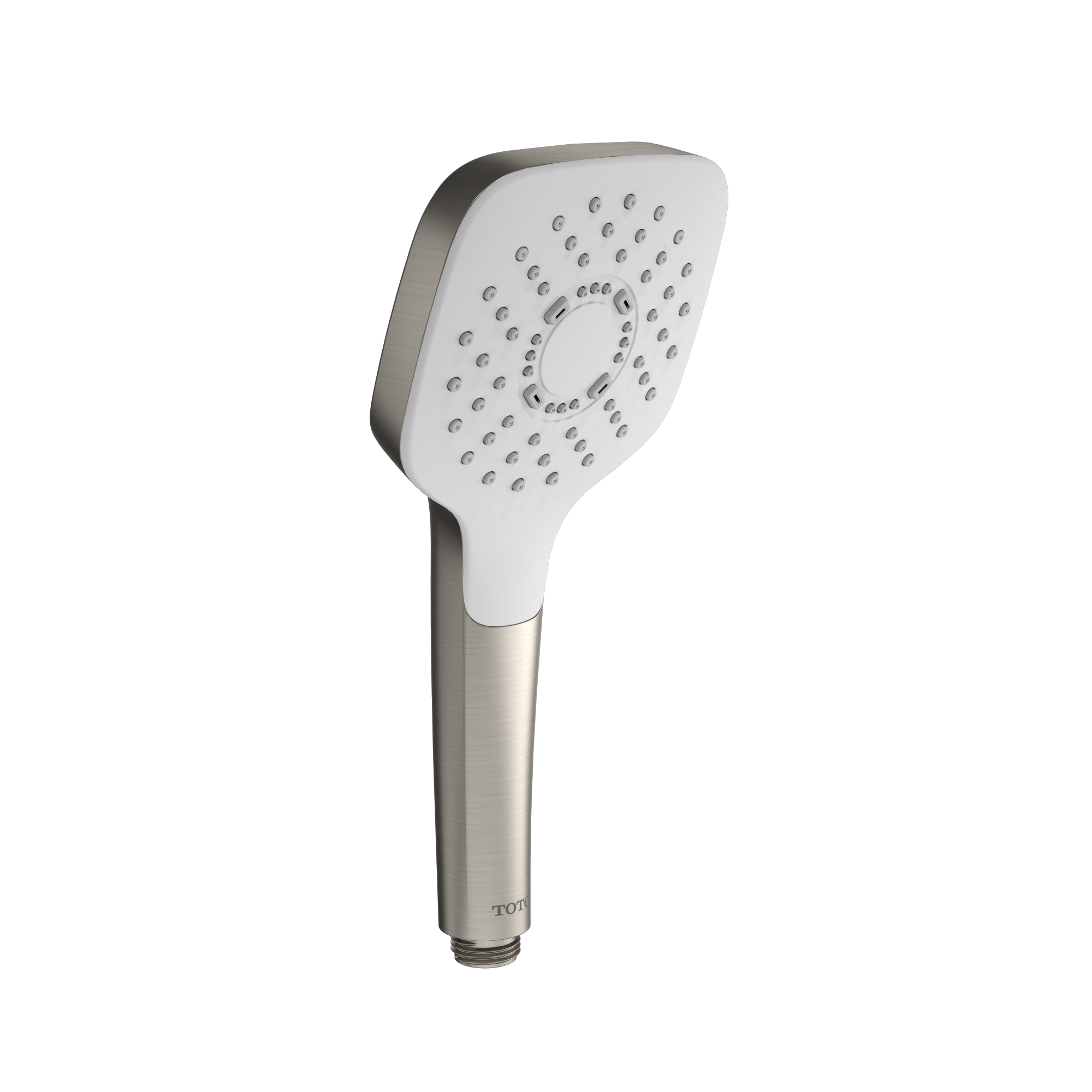 TOTO TBW02010U4#BN G Series 1.75 Gpm Single Spray 4 Inch Square Handshower With Comfort Wave Technology - Brushed Nickel
