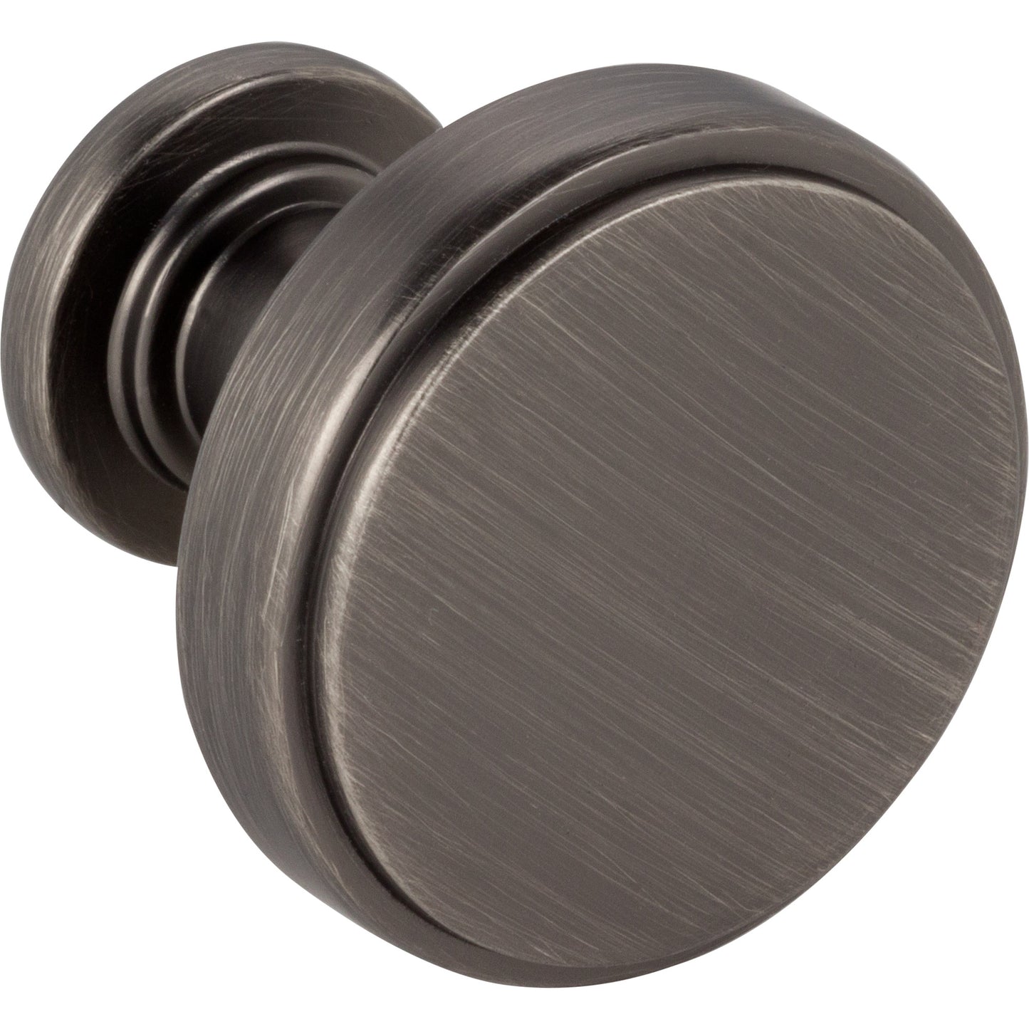 JEFFREY ALEXANDER 171BNBDL Richard 1-1/4" Diameter Round Knob - Brushed Pewter