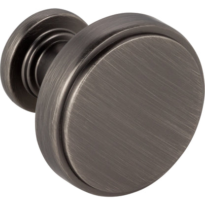 JEFFREY ALEXANDER 171BNBDL Richard 1-1/4" Diameter Round Knob - Brushed Pewter