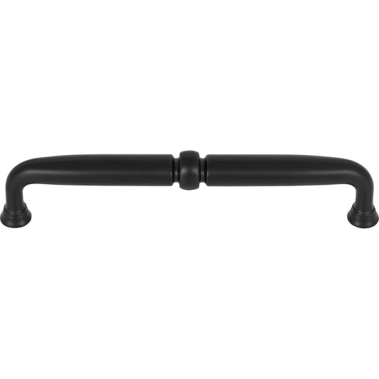 TOP KNOBS TK1023BLK Henderson 6 5/16" Center to Center Bar Pull - Flat Black