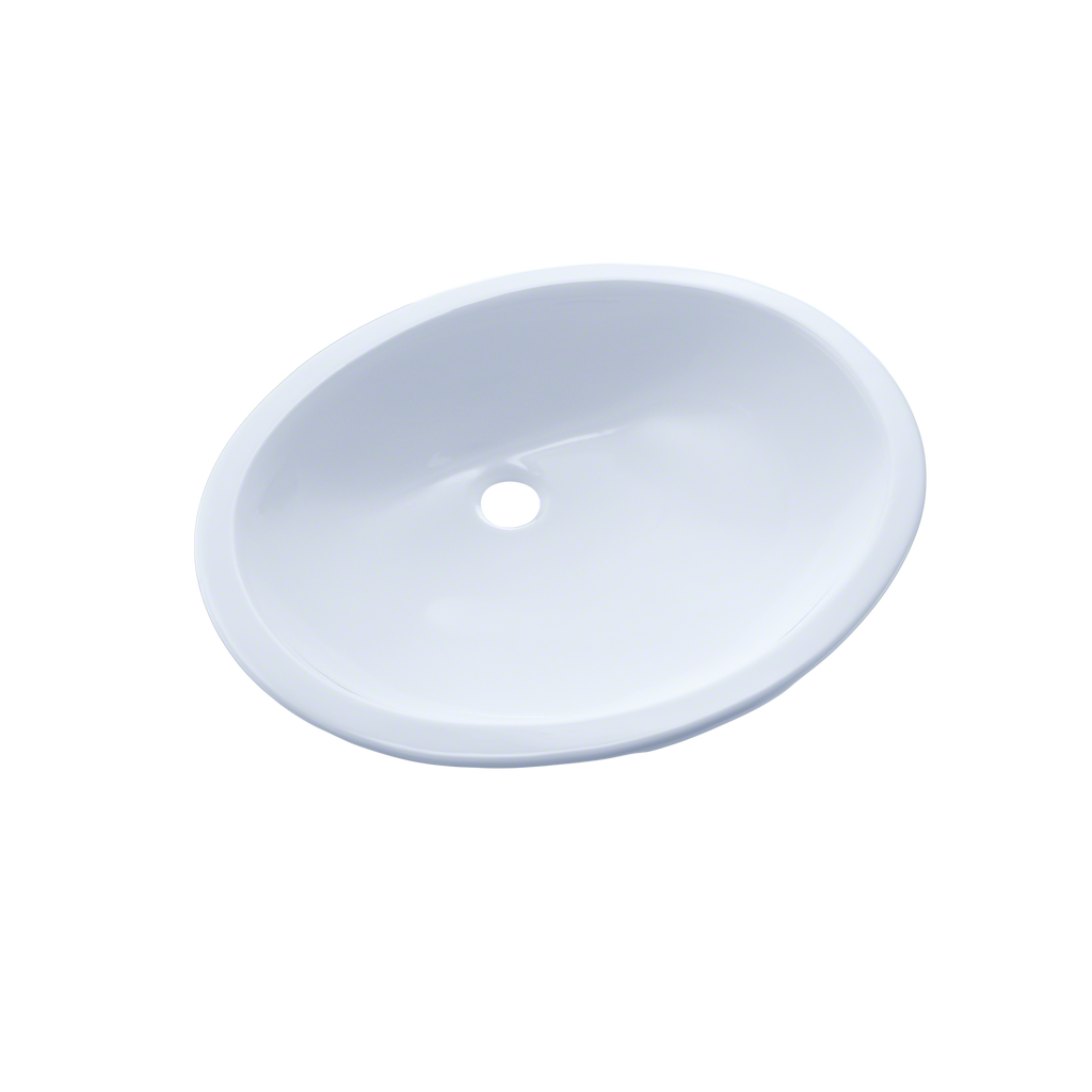 TOTO LT569#01 17" X 14" Oval Undermount Bathroom Sink - Cotton White